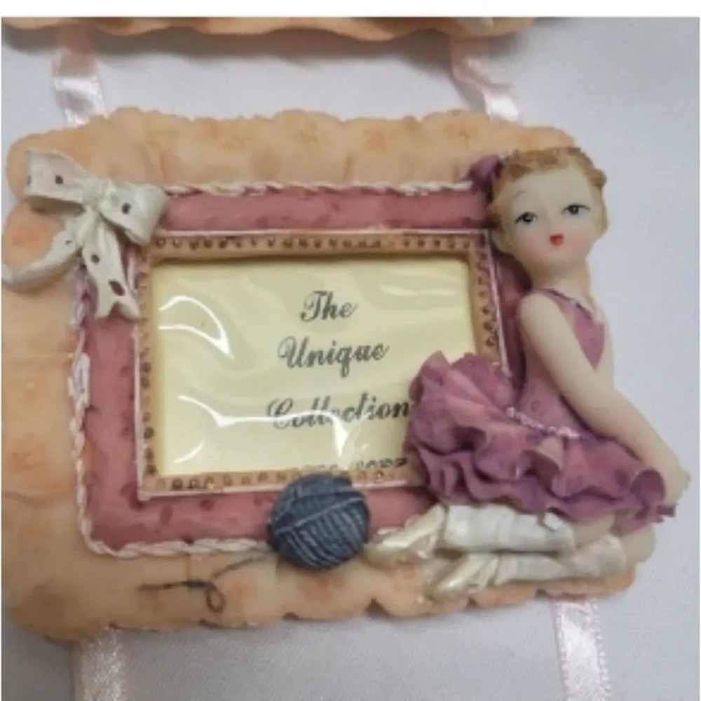 *M1 multi-opening resin photo frame for displaying multiple photos ballerina